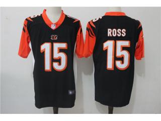 Cincinnati Bengals 15 John Ross Football Jersey Legend Black