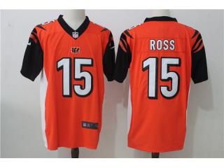 Cincinnati Bengals 15 John Ross Football Jersey Legend Orange