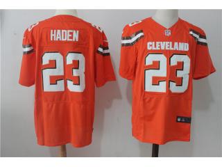 Cleveland Browns 23 Joe Haden elite Football Jersey Orange