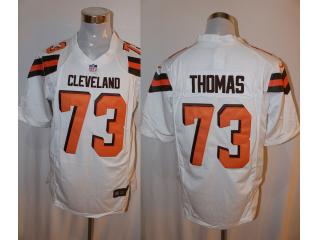 Cleveland Browns 73 Joe Thomas Football Jersey White Fan edition