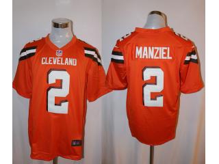 Cleveland Browns 2 Johnny Manziel Football Jersey Orange Fan edition