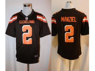 Cleveland Browns 2 Johnny Manziel Football Jersey Brown Fan edition