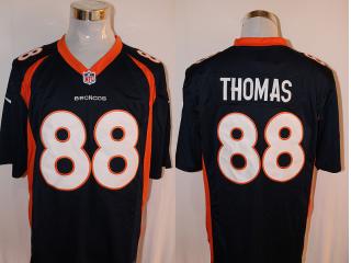 Denver Broncos 88 Demaryius Thomas Football Jersey Navy Blue Fan edition