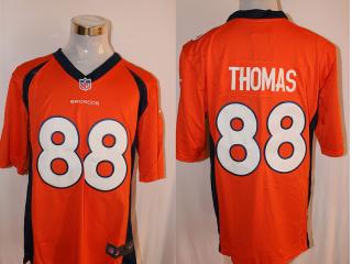 Denver Broncos 88 Demaryius Thomas Football Jersey Orange Fan edition