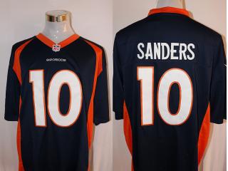 Denver Broncos 10 Emmanuel Sanders Football Jersey Navy Bule Fan edition