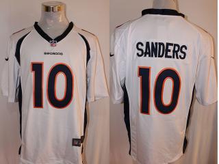 Denver Broncos 10 Emmanuel Sanders Football Jersey White Fan edition