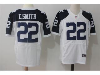 Dallas Cowboys 22 Emmitt Smith Elite Football Jersey White