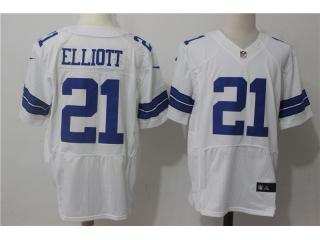 Dallas Cowboys 21 Ezekiel Elliott Elite Football Jersey White