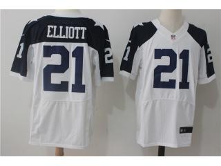 Dallas Cowboys 21 Ezekiel Elliott Elite Football Jersey White