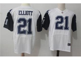 Dallas Cowboys 21 Ezekiel Elliott Elite Football Jersey White
