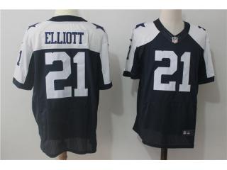 Dallas Cowboys 21 Ezekiel Elliott Elite Football Jersey Navy Blue