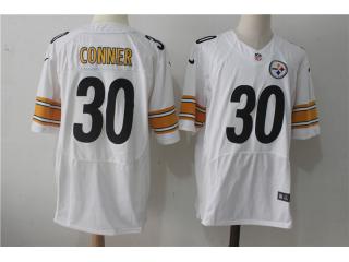 Pittsburgh Steelers 30 James Conner Elite Football Jersey White