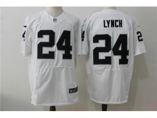 Oakland Raiders 24 Marshawn Lynch Elite Football Jersey White