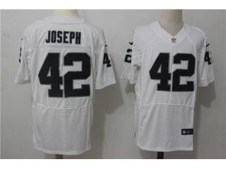 Oakland Raiders 42 Karl Joseph Elite Football Jersey White