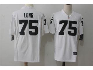 Oakland Raiders 75 Howie Long Football Jersey White Fan Edition