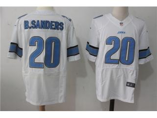 Detroit Lions 20 Barry Sanders Elite Football Jersey White