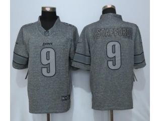 Detroit Lions 9 Matthew Stafford Stitched Gridiron Gray Limited Jersey