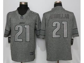 Detroit Lions 21 Ameer Abdullah Stitched Gridiron Gray Limited Jersey