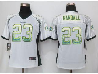 Women Green Bay Packers 23 Damarious Randall Drift Fashion White Elite Jersey