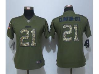 Women Green Bay Packers 21 Ha Clinton-Dix Salute To Service Limited Jersey