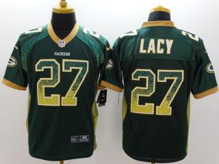 Green Bay Packers 27 Eddie Lacy Drift Fashion Elite Jersey