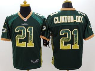 Green Bay Packers 21 Ha Clinton-Dix Drift Fashion Elite Jersey