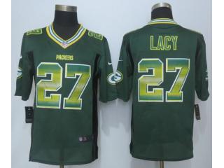 Green Bay Packers 27 Eddie Lacy Strobe Limited Jersey