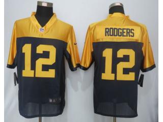 Green Bay Packers 12 Aaron Rodgers Navy Blue Alternate Limited Jersey