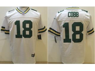 Green Bay Packers 18 Randall Cobb Elite Football Jersey White