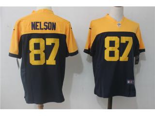 Green Bay Packers 87 Jordy Nelson Football Jersey Navy Blue