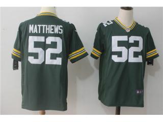 Green Bay Packers 52 Clay Matthews Football Jersey