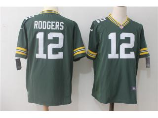 Green Bay Packers 12 Aaron Rodgers Football Jersey Fan Edition