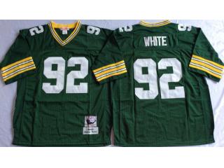 Green Bay Packers 92 Reggie White Football Jersey Retro