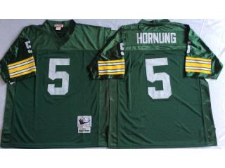 Green Bay Packers 5 Paul Hornung Football Jersey Retro