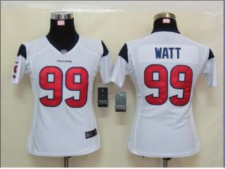 Women Houston Texans 99 JJ Watt Cooper Football Jersey White