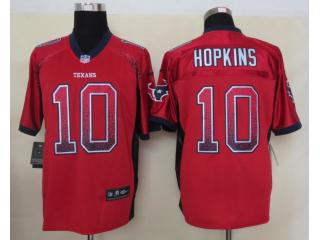Houston Texans 10 DeAndre Hopkins Drift Fashion Red Elite Jersey