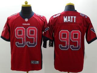 Houston Texans 99 JJ Watt Drift Fashion Red Elite Jersey