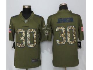 Houston Texans 30 Kevin Johnson Salute To Service Limited Jersey