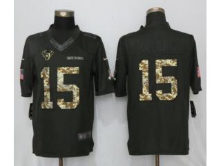 Houston Texans 15 Will Fuller V Anthracite Salute To Service Limited Jersey