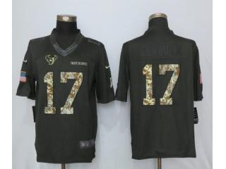 Houston Texans 17 Brock Osweiler Anthracite Salute To Service Limited Jersey