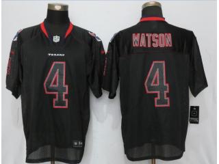 Houston Texans 4 Deshaun Watson Lights Out Black Elite Jersey
