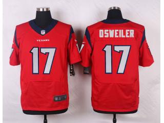 Houston Texans 17 Brock Osweiler Elite Football Jersey Red