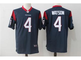 Houston Texans 4 Deshaun Watson Football Jersey Navy Blue fan Edition