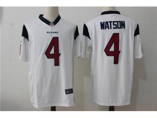 Houston Texans 4 Deshaun Watson Football Jersey White fan Edition