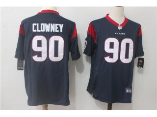 Houston Texans 90 Jadeveon Clowney Football Jersey Navy Blue Fan Edition