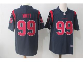 Houston Texans 99 JJ Watt Football Jersey legend dark blue Red Word