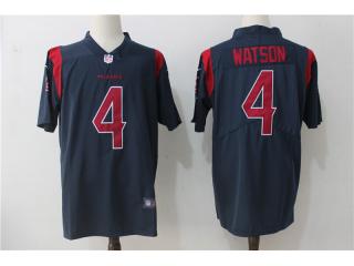 Houston Texans 4 Deshaun Watson Football Jersey legend dark blue Red Word