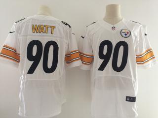Pittsburgh Steelers 90 T.J. Watt Elite Football Jersey White