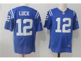 Indianapolis Colts 12 Andrew Luck Elite Football Jersey Blue