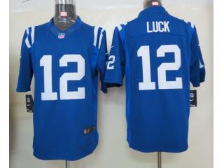 Indianapolis Colts 12 Andrew Luck Football Jersey Blue